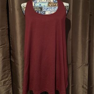 Maroon tank top